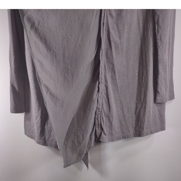 Garnett Hill Open Front Cardigan with Silk Trim, Size Small - Picture 8 of 8